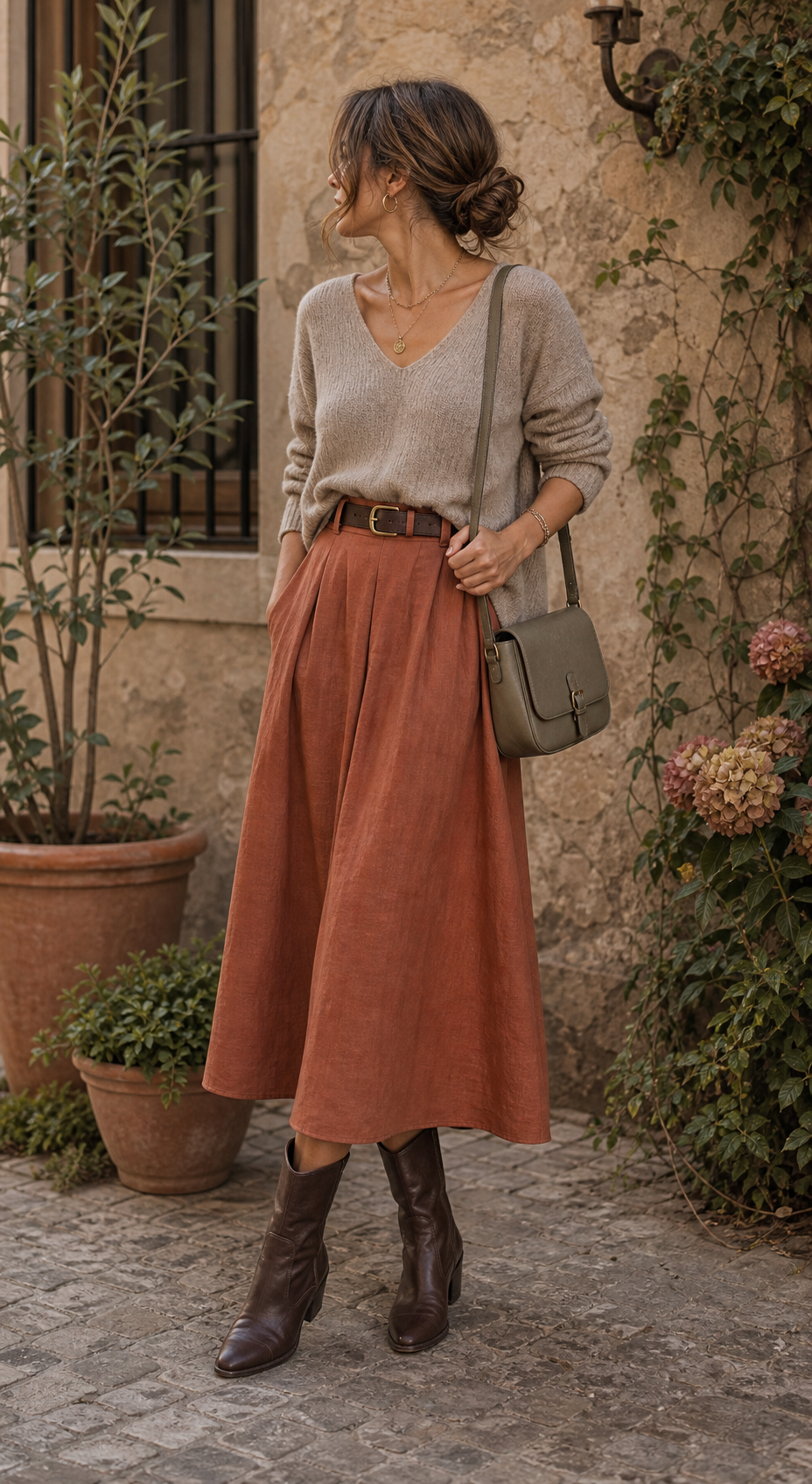 Look del constructor en terracota